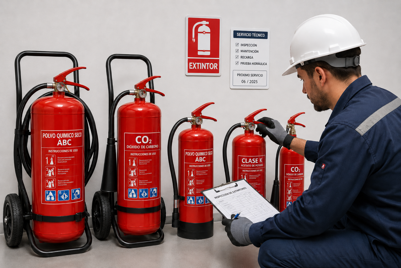 Servicio técnico de extintores